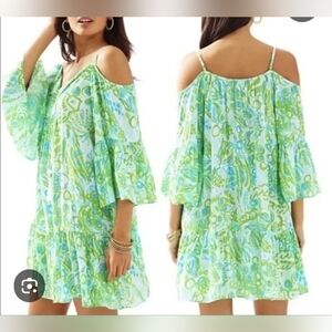Lilly Pulitzer Alanna Mini Dress Size Large Boho Spring